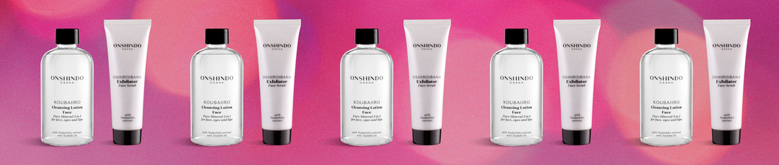 Loción Koubaiiro y Exfoliante Oshiroibana